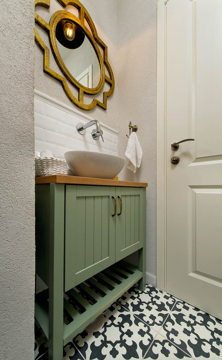 תכנון ועיצוב פנים חדרי אמבטיה ושירותים בדירה ביהוד 3